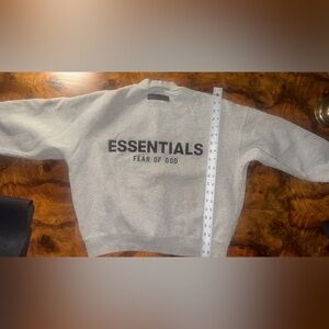 Fear of God Essentials Gray Sweatshirt